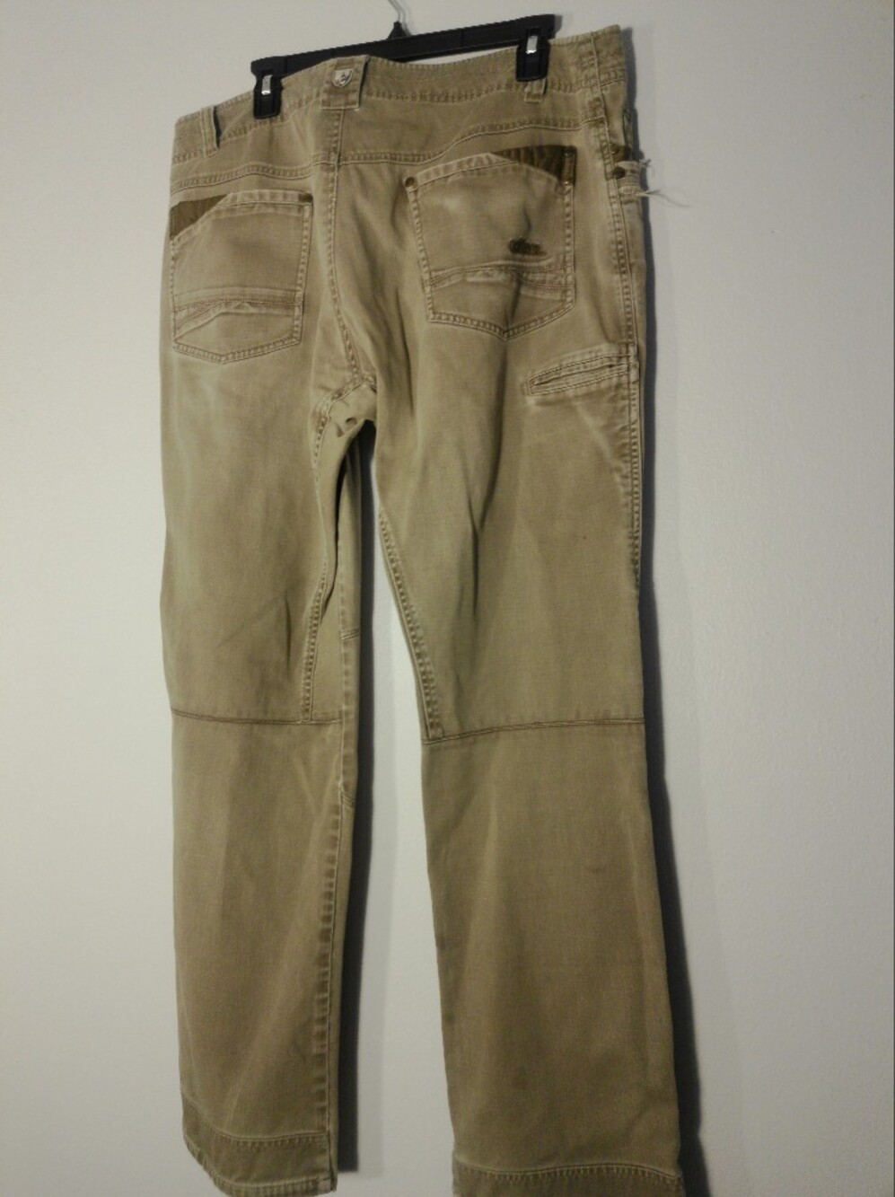 Kuhl Slim Straight Jeans in Khaki Tan
